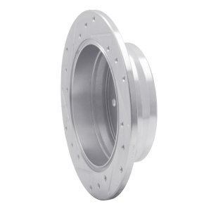 Hyundai Tucson Brake Rotor (1) - Rear Right - R1 Concepts - Drilled & Slotted - Silver - `09-`16